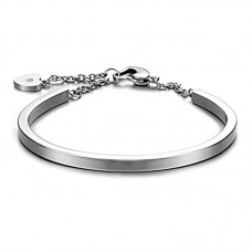  Jewelry Heart Charms Bracelets Stainless Steel 4 Color Available Chanis Bangles