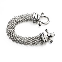 New Designed Luxury Clasp Stainless Steel Women Charm Bangle Bracelets Fashon Female Jewelry 