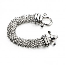 New Designed Luxury Clasp Stainless Steel Women Charm Bangle Bracelets Fashon Female Jewelry 