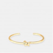 2017  New Gold-Plated Blogger Knot Cuff Stainless Steel Bangle