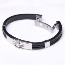 brilliant quality rigid and not easy to deform stainless steel bracelet