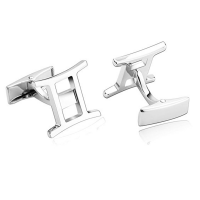 Stainless Steel Cufflinks for Men Personalised Zodiac Signs Silver Business Wedding Cufflink c052