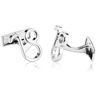 Stainless Steel Cufflinks for Men Personalised Zodiac Signs Silver Business Wedding Cufflink c055