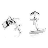 Stainless Steel Cufflinks for Men Personalised Zodiac Signs Silver Business Wedding Cufflink c061