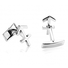 Stainless Steel Cufflinks for Men Personalised Zodiac Signs Silver Business Wedding Cufflink c061