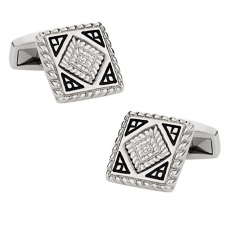 Grain restoring ancient ways Stainless Steel Cufflinks