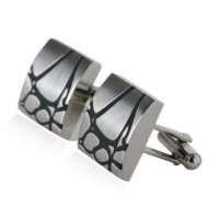 Unique Reptilian Stainless Steel Cufflinks