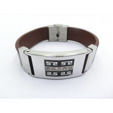 China 2018 Classic leather bracelet-B538