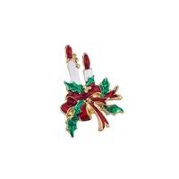 Vintage Holiday Christmas Xmas Santa Brooch Pin Jewelry - BR050