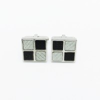 Stainless Steel Business Special Silver Plated Cufflinks For Men