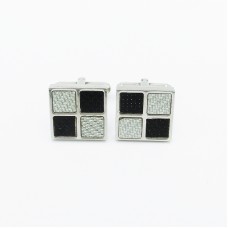 Stainless Steel Business Special Silver Plated Cufflinks For Men