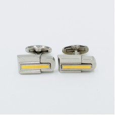 High Quality 1 Pair Mens Black Desinger Enamel Cufflinks Business Party