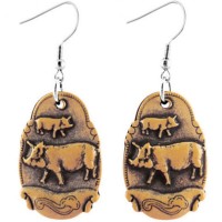 Cute Pig Earrings U pick iron or Stainless Steel hook&circle New Arrive