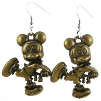 Mickey Mouse Earrings U pick iron or Stainless Steel hook&circle New Arrive