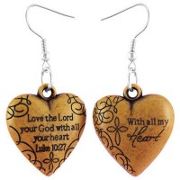 Love Heart You Pick Iron/Stainless Steel Hook Dangle Earrings Hot