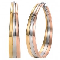 Stainless Steel Big Hoop Earrings for Women