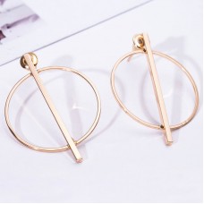 New Arrival High Quality Gold Silver Plated Stainless Steel Christmas Drop Earrings For Women Girl