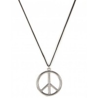 Hot Selling world peace logo stainless steel necklace pendant