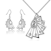 charming silver jewelry set for girl valentine's day gifts - JS529