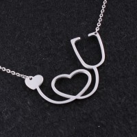 necklace Womens Titanium Stainless Steel necklace in Gift Box