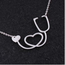 necklace Womens Titanium Stainless Steel necklace in Gift Box