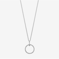 Personalized customized stainless steel wholesale fashion Sue Ring Stainless Steel Pendant Necklace-N1071