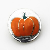 halloween pumpkins ginger snap buttons djiy jewelry for 18mm snap bracelet pendant