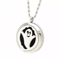 A2A Antique Stainless Steel Ghost Specter Pendant Soul Eater Necklace Hallowmas Gift