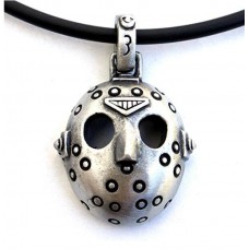 Hockey Mask Jason Friday The 13th Horror Pewter Pendant 