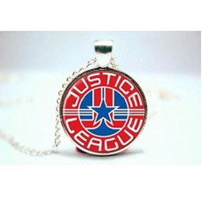 Pretty Lee 2015 Fashion Jla Superhero Justice League Pendant Necklace Glass Photo Cabochon Necklace Christmas gift