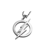 Titanium steel Jewelry Justice League Superman The Flash Man Necklace Pendant