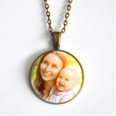 Personalized Photo Necklace Pendant Jewelry For Her Thanksgiving Day Gift Ideas