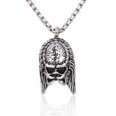 Men's Stainless Steel Skull Pendant Necklace - N708