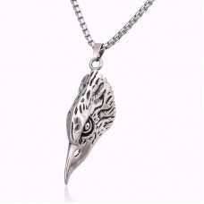 Men's Stainless Steel Eagle Pendant Necklace - N716