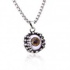 Men's Stainless Steel Eye Pendant Necklace - N721