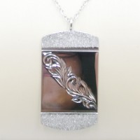 Stainless steel necklace pendant - N962