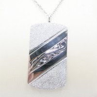 Stainless steel necklace pendant - N967