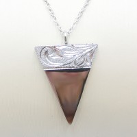 Stainless steel necklace pendant - N975