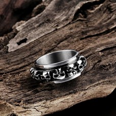 Stainless Steel Men Ring - R1011