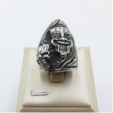 Stainless Steel Men Skull Ring - R1013