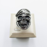 Stainless Steel Men Skull Ring - R1014