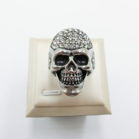 Stainless Steel Men Skull Ring - R1015