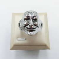 Stainless Steel Men Skull Ring - R1017