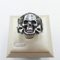 Stainless Steel Men Skull Ring - R1018