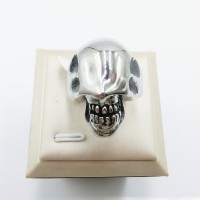 Stainless Steel Men Skull Ring - R1019