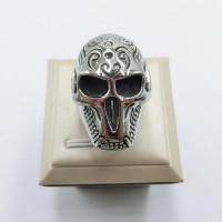 Stainless Steel Men Skull Ring - R1024