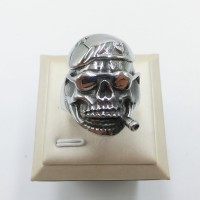 Stainless Steel Men Skull Ring - R1028