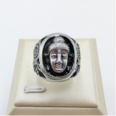 Stainless Steel Men Skull Ring - R1029