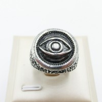 Stainless Steel Men Eye Ring - R1032