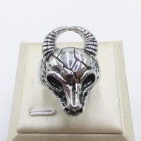 Stainless Steel Men Skull Ring - R1037